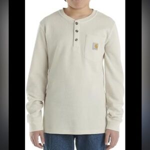CARHARTT- Kid's Long-Sleeve Henley size large